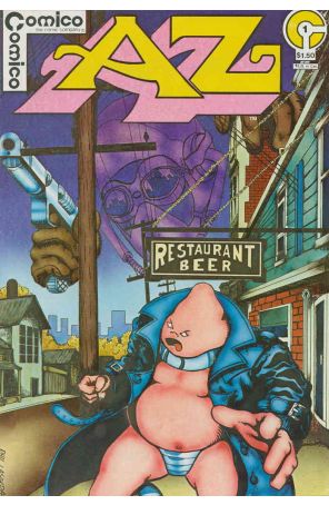 Az 1 published by COMICO with cover art by Phil LaSorda