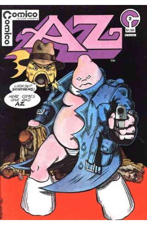Az 2 published by COMICO with cover art by Phil LaSorda
