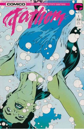 Fathom (1st Series) 1 published by COMICO with cover art by Bill Willingham