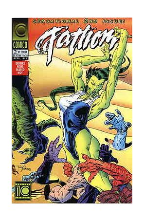 Fathom (2nd Series) 2 published by COMICO with cover art by Tony Akins