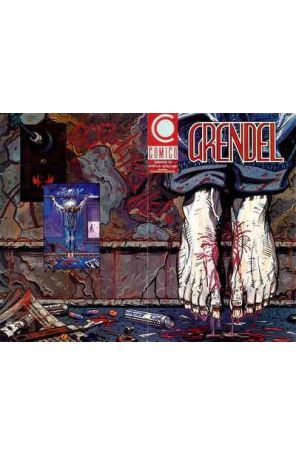 Grendel (2nd Series) 32 published by COMICO with cover art by Jay Geldhof