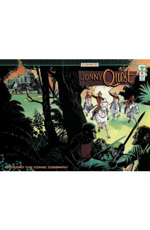 Jonny Quest (Comico) 23 published by COMICO with cover art by Marc Hempel