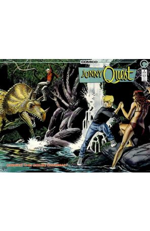 Jonny Quest (Comico) 4 published by COMICO with cover art by Tony Yeates