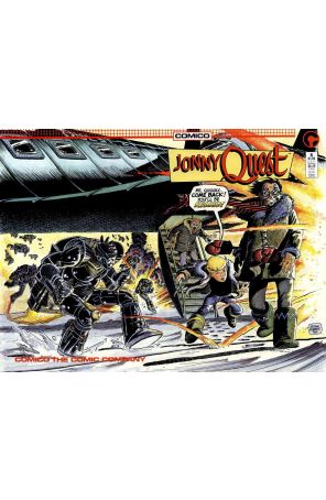 Jonny Quest (Comico) 6 published by COMICO with cover art by Adam Kubert