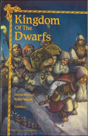 Kingdom of the Dwarfs (Comico) 1 published by COMICO with cover art by David Wenzel