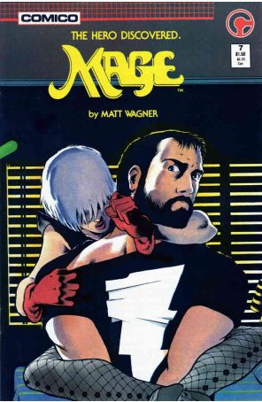 Mage 7 published by COMICO with cover art by Matt Wagner