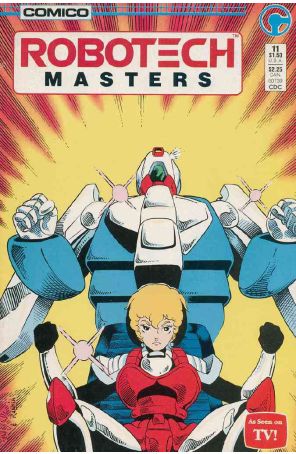 Robotech Masters 11 published by COMICO with cover art by Neil Vokes