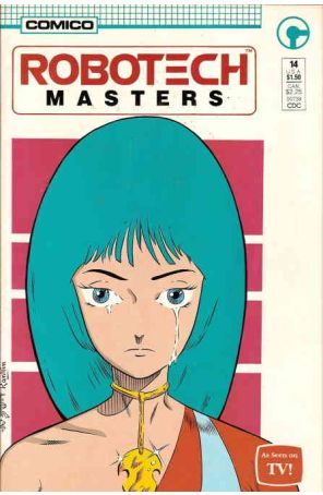 Robotech Masters 14 published by COMICO with cover art by Neil Vokes
