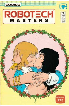 Robotech Masters 15 published by COMICO with cover art by Neil Vokes