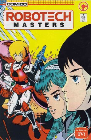 Robotech Masters 2 published by COMICO with cover art by Neil Vokes
