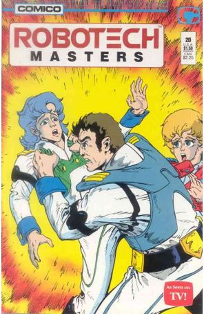 Robotech Masters 20 published by COMICO with cover art by Dave Dorman