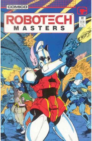 Robotech Masters 22 published by COMICO with cover art by Dave Dorman
