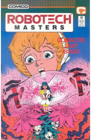 Robotech Masters 23 published by COMICO with cover art by Dave Dorman