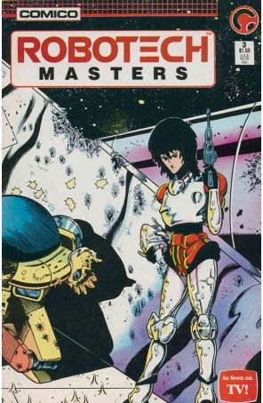 Robotech Masters 3 published by COMICO with cover art by Neil Vokes