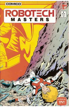 Robotech Masters 4 published by COMICO with cover art by Neil Vokes