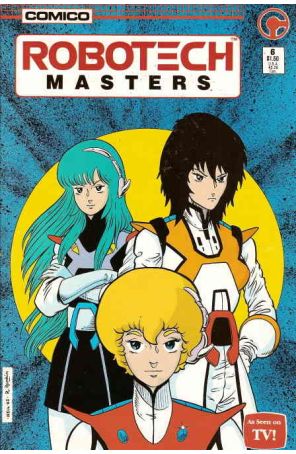 Robotech Masters 6 published by COMICO with cover art by Neil Vokes