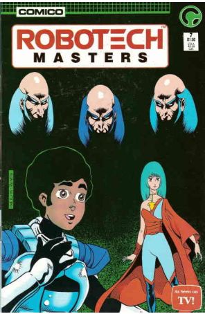 Robotech Masters 7 published by COMICO with cover art by Neil Vokes