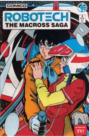 Robotech: The Macross Saga 3 published by COMICO with cover art by Mike Leeke