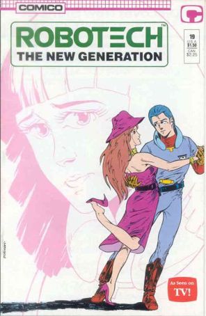 Robotech: The New Generation 19 published by COMICO with cover art by Dave Dorman