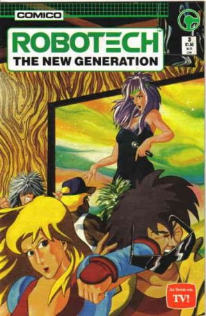 Robotech: The New Generation 3 published by COMICO with cover art by Dave Dorman