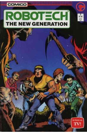 Robotech: The New Generation 7 published by COMICO with cover art by Sam Kieth