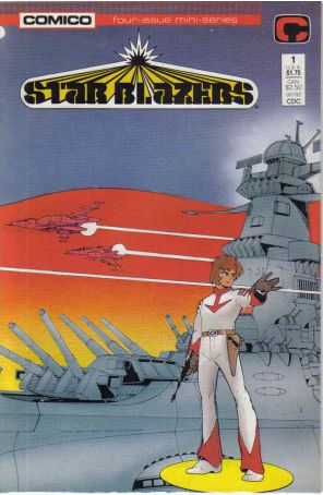 Star Blazers 1 published by COMICO with cover art by Doug Rice
