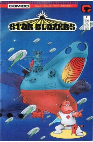 Star Blazers 2 published by COMICO with cover art by Doug Rice