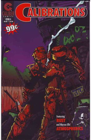 Calibrations (3rd Series) 4 published by Caliber with cover art by Mike Huddleston