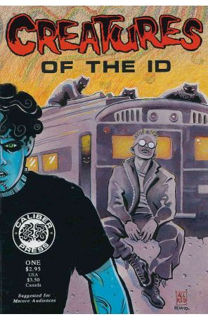 Creatures of the Id 1 published by Caliber with cover art by Mike Allred and Bernie Mireault