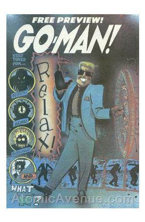 Go-Man! Ashcan 1 published by Caliber with cover art by Matt Wagner
