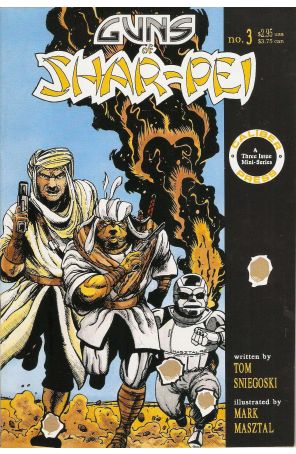 Guns of Shar-Pei 3 published by Caliber with cover art by Mark Masztal