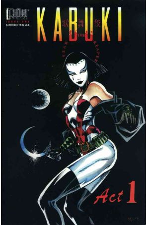 Kabuki: Fear the Reaper 1 published by Caliber with cover art by David Mack