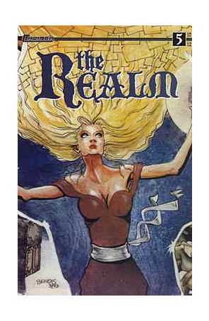 Realm (Vol. 2) 5 published by Caliber with cover art by Brian Michael Bendis
