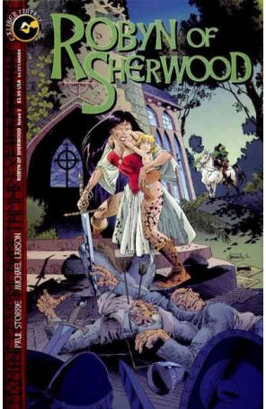 Robyn of Sherwood 2 published by Caliber with cover art by Armando Gil