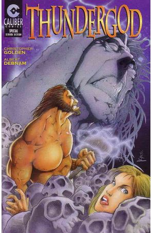 Thundergod (Caliber) 1 published by Caliber with cover art by Albert Debnam
