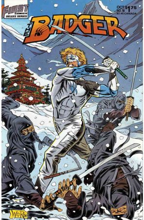 Badger 16 published by First with cover art by William Reinhold