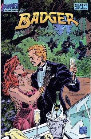Badger 20 published by First with cover art by Bill Reinhold