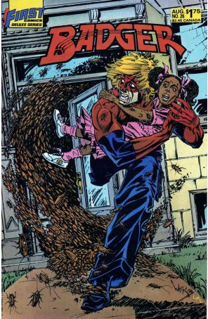 Badger 26 published by First with cover art by Bill Reinhold