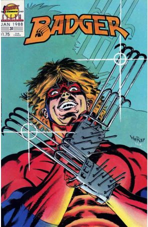 Badger 31 published by First with cover art by Bill Reinhold