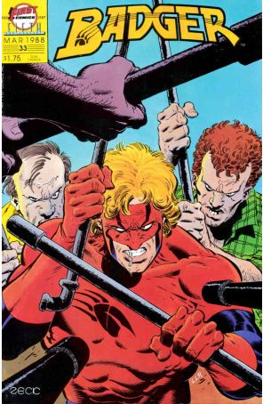Badger 33 published by First with cover art by Mike Zeck