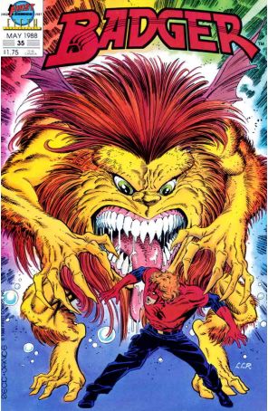 Badger 35 published by First with cover art by Mike Zeck