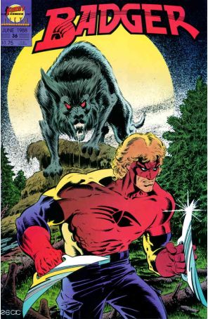 Badger 36 published by First with cover art by Mike Zeck