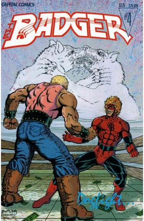 Badger 4 published by Capital with cover art by Jeff Butler