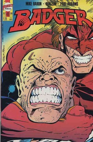 Badger 49 published by First with cover art by Ron Lim