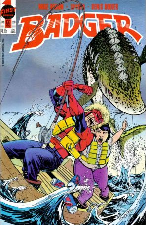 Badger 55 published by First with cover art by Neil Hansen