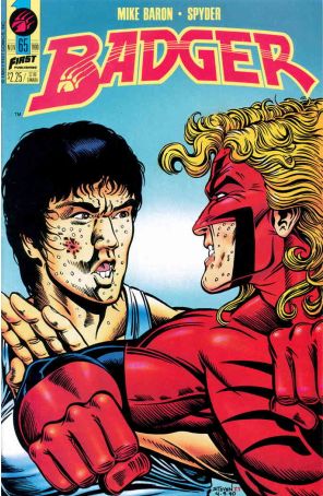 Badger 65 published by First with cover art by Steven Butler