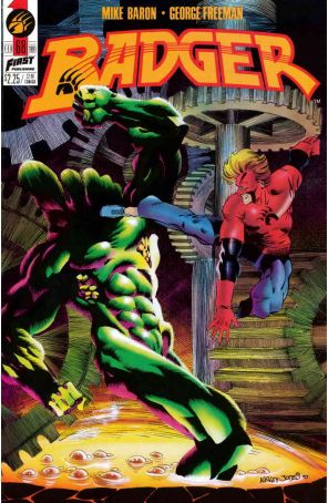 Badger 68 published by First with cover art by Kelley Jones