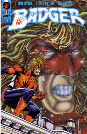 Badger 69 published by First with cover art by Steven Butler