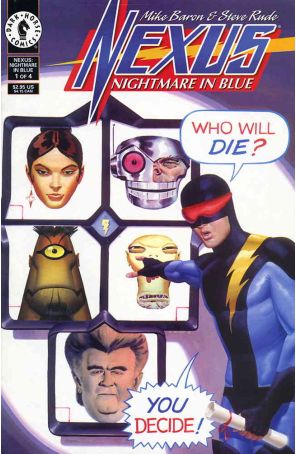 Nexus (Vol. 2) 95 published by Dark Horse with cover art by Steve Rude