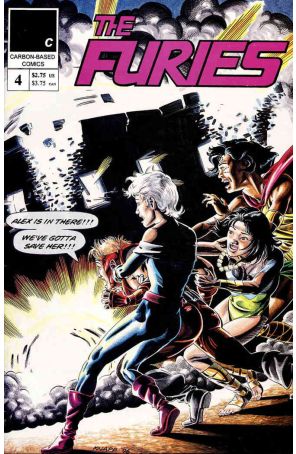 Furies (Carbon-Based) 4 published by Carbon-Based with cover art by Bill Knapp